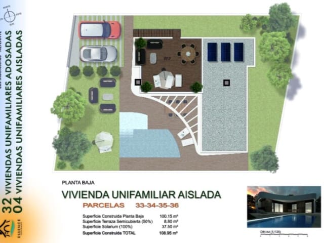 3 soverom Villa til salgs i Los Montesinos med svømmebasseng - € 535 000 (Ref: 10075548)