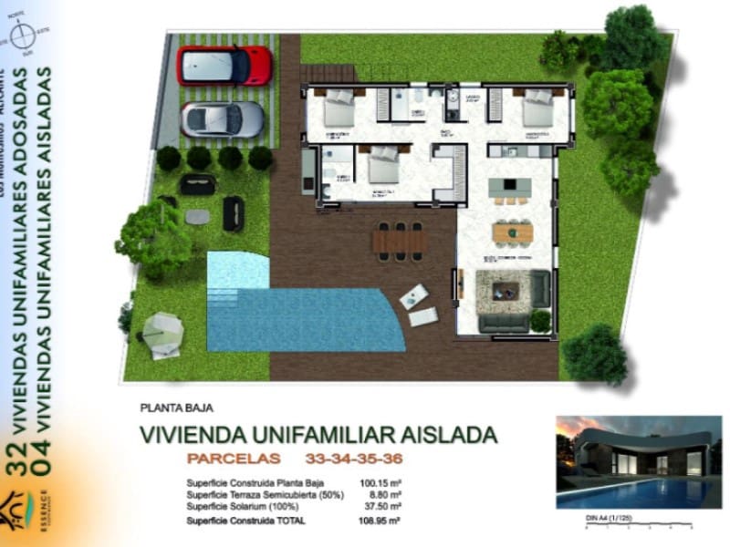 3 soverom Villa til salgs i Los Montesinos med svømmebasseng - € 535 000 (Ref: 10075548)