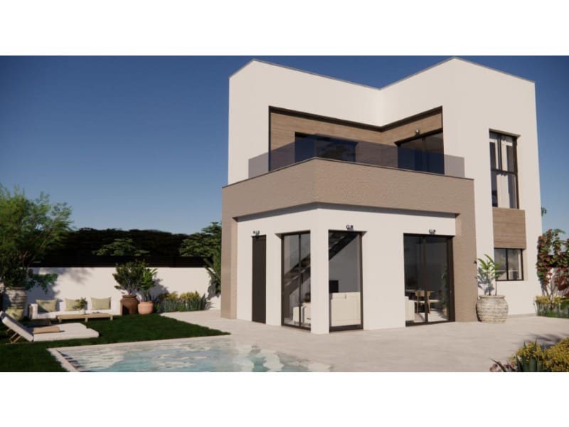Chalet de 3 habitaciones en Orihuela en venta con piscina - 385.900 € (Ref: 10081037)