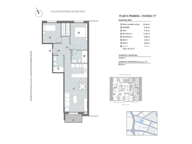 Apartamento de 2 habitaciones en Puerto de Mazarron en venta - 235.000 € (Ref: 10098277)