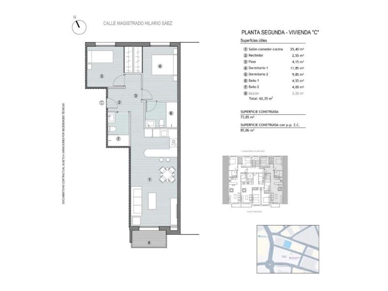 Apartamento de 2 habitaciones en Puerto de Mazarron en venta - 235.000 € (Ref: 10098277)