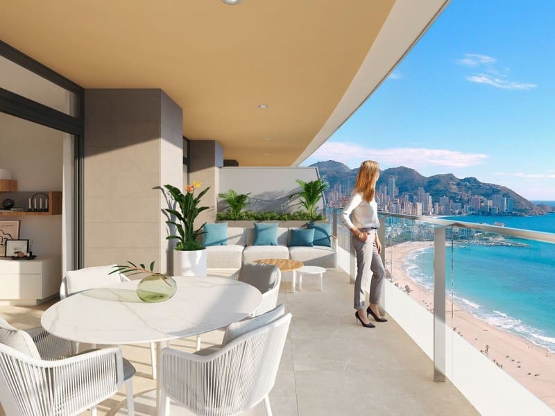 2 quarto Apartamento para venda em Benidorm com piscina - 865 000 € (Ref: 10100147)