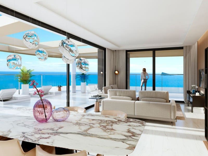 2 quarto Apartamento para venda em Benidorm com piscina - 865 000 € (Ref: 10100147)