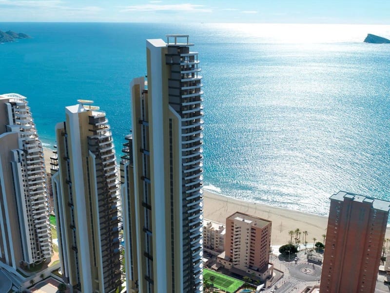 2 quarto Apartamento para venda em Benidorm com piscina - 865 000 € (Ref: 10100147)