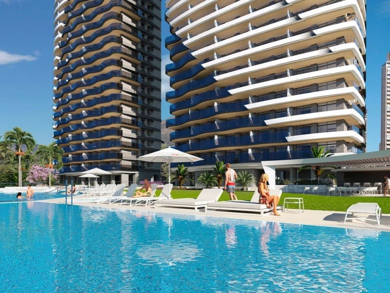 2 quarto Apartamento para venda em Benidorm com piscina - 865 000 € (Ref: 10100147)