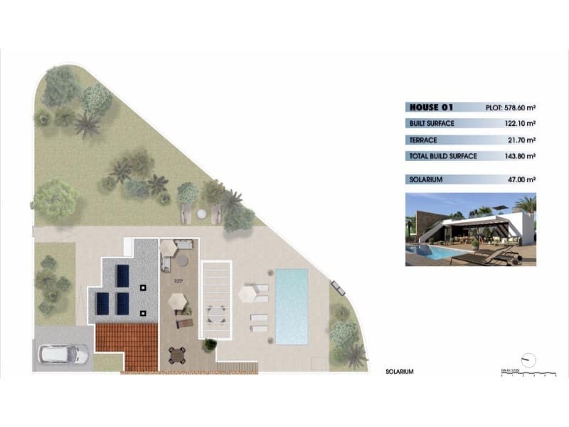 3 soveværelse Villa til salg i Muchamiel / Mutxamel med swimmingpool - € 625.000 (Ref: 10155210)
