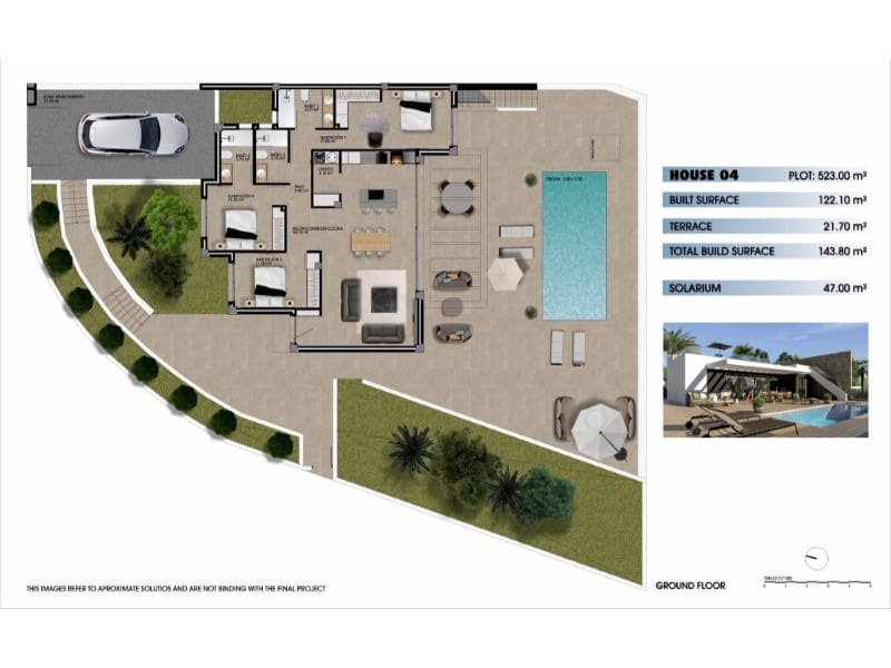 3 soveværelse Villa til salg i Muchamiel / Mutxamel med swimmingpool - € 625.000 (Ref: 10155210)