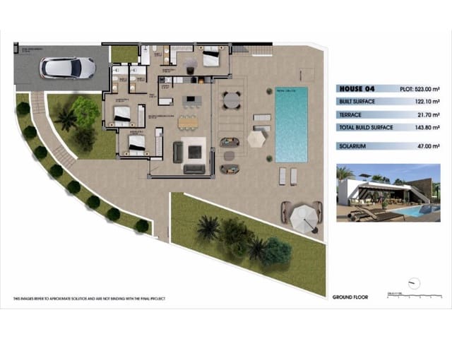 3 soveværelse Villa til salg i Muchamiel / Mutxamel med swimmingpool - € 625.000 (Ref: 10155210)
