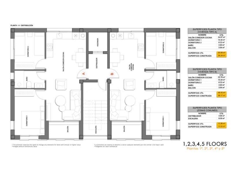 2 quarto Apartamento para venda em Torrevieja com piscina - 275 000 € (Ref: 10157668)