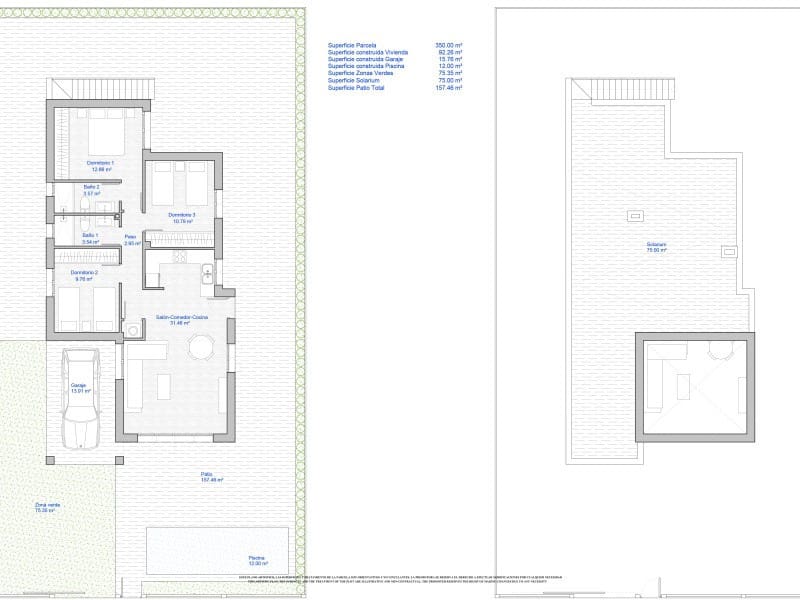 2 slaapkamer Villa te koop in Los Alcazares met zwembad - € 269.500 (Ref: 10175148)
