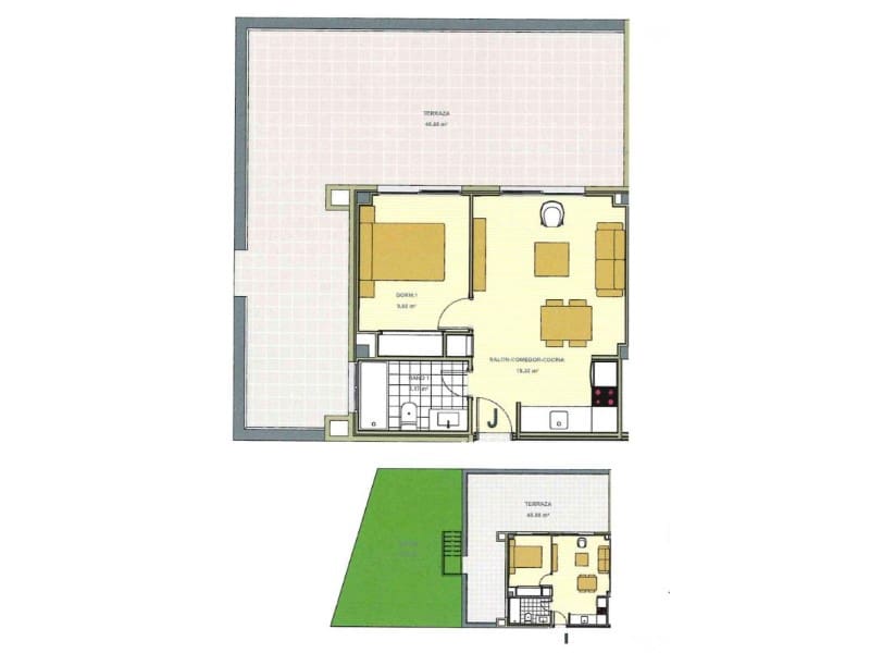 1 soverom Leilighet til salgs i Denia med svømmebasseng garasje - € 370 000 (Ref: 10177084)