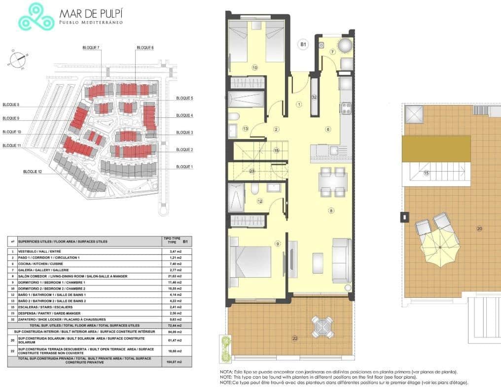 2 soverom Bungalow til salgs i San Juan de los Terreros - € 258 000 (Ref: 9174891)