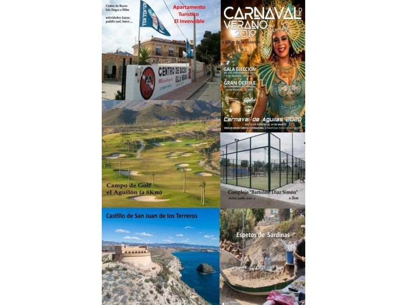 3 slaapkamer Bungalow te huur in San Juan de los Terreros met garage - € 1.250 (Ref: 9777162)