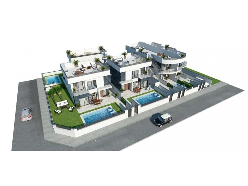 3 soverom Villa til salgs i Los Alcazares med svømmebasseng garasje - € 375 000 (Ref: 9777171)