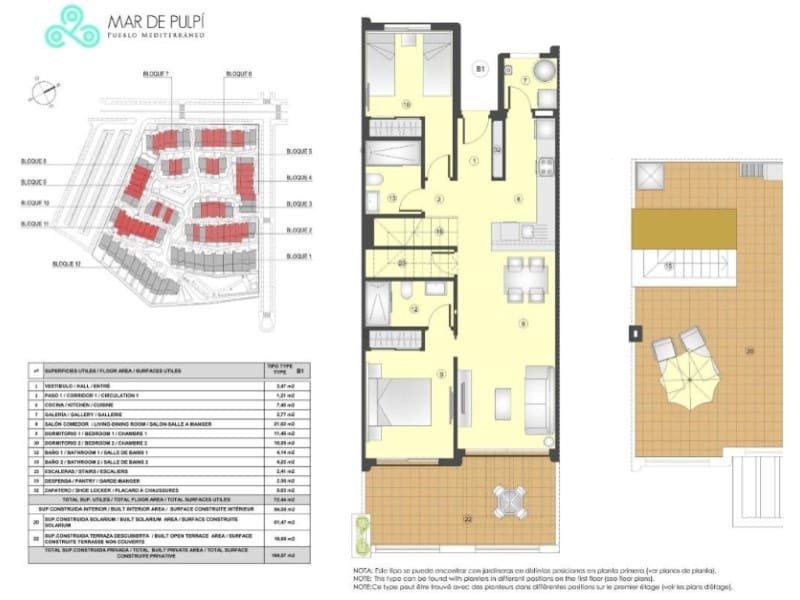 2 slaapkamer Bungalow te koop in San Juan de los Terreros met garage - € 258.000 (Ref: 9777178)