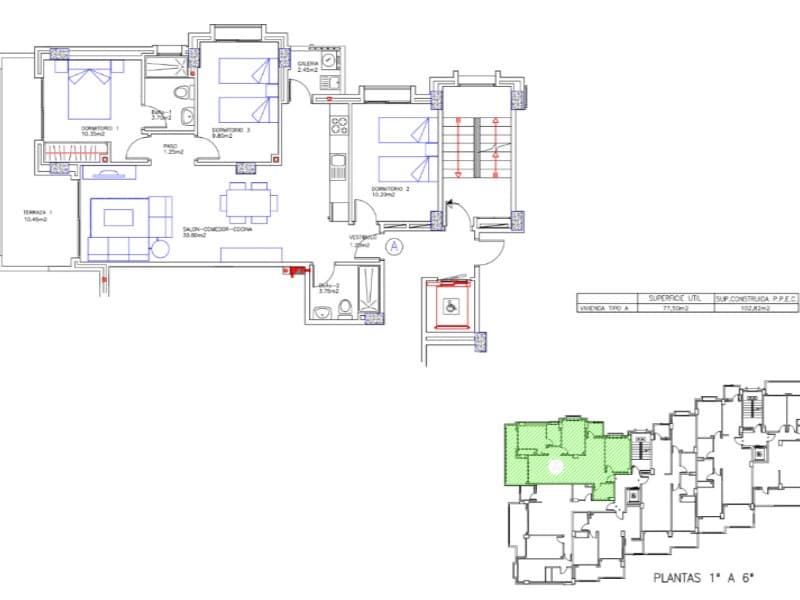 3 sovrum Lägenhet till salu i La Manga del Mar Menor med pool - 254 000 € (Ref: 9825150)