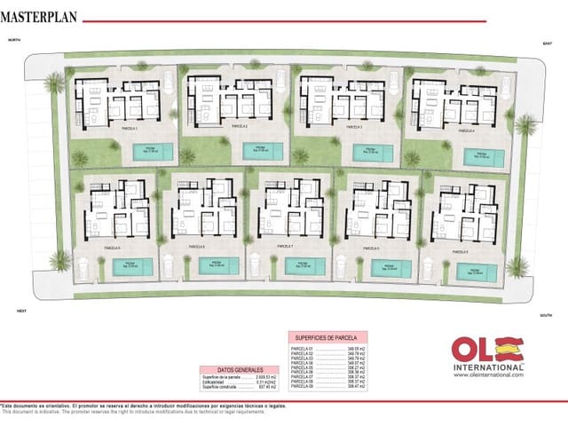 Chalet de 3 habitaciones en Alhama de Murcia en venta con piscina - 345.000 € (Ref: 9825160)