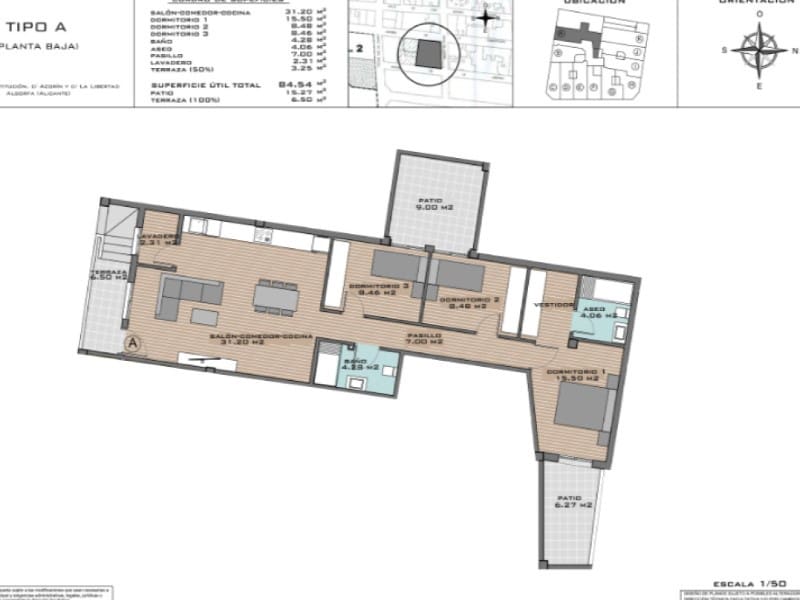 3 soverom Leilighet til salgs i Algorfa med svømmebasseng - € 208 266 (Ref: 9825170)