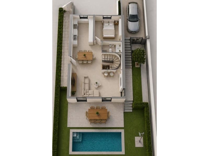 4 camera da letto Villa in vendita in Camposol con piscina - 299.000 € (Rif: 9859943)