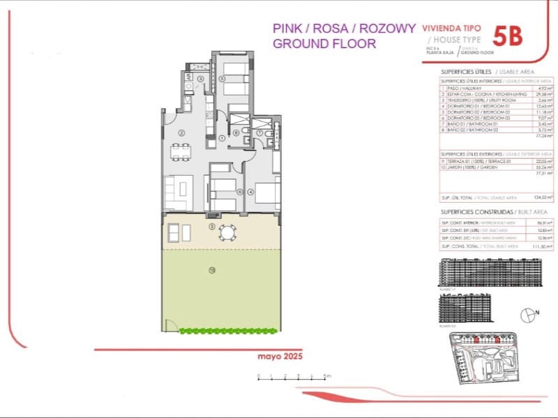 3 soverom Leilighet til salgs i Punta Prima med svømmebasseng - € 404 000 (Ref: 9859973)