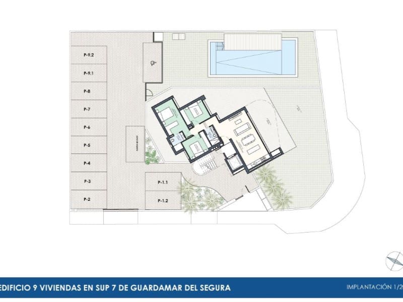 3 soveværelse Lejlighed til salg i Guardamar del Segura med garage - € 750.000 (Ref: 9876274)