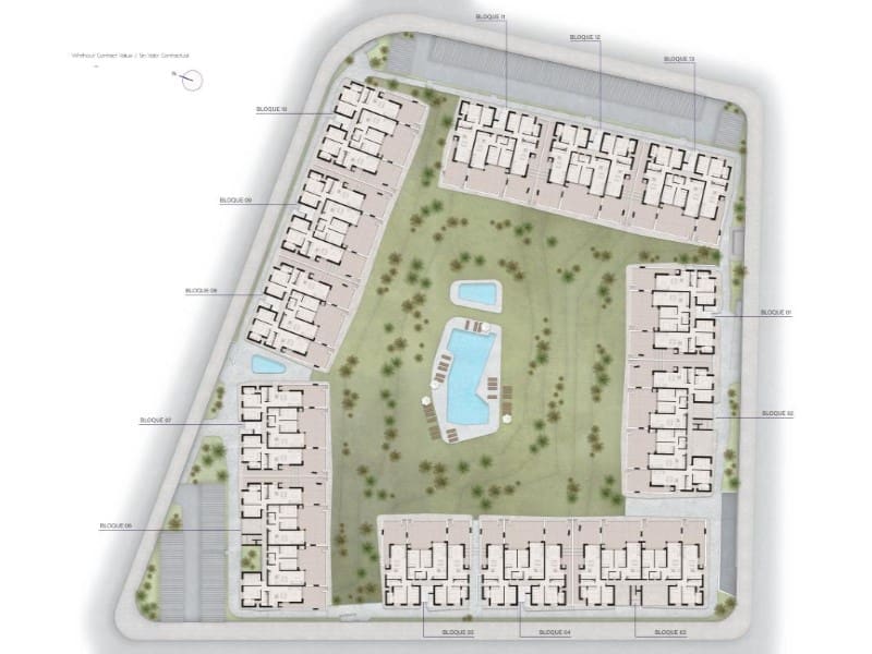 2 makuuhuone Huoneisto myytävänä paikassa Ciudad Quesada mukana uima-altaan - 342 000 € (Ref: 9878680)