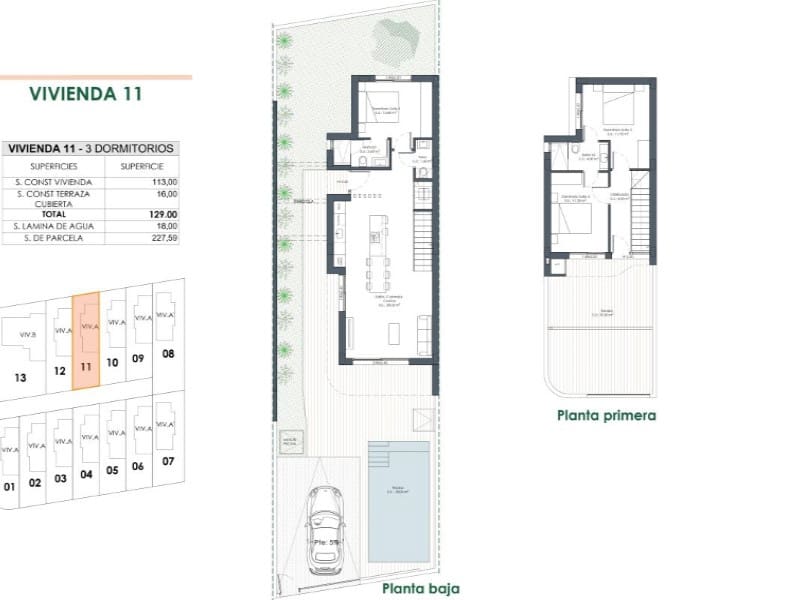 3 soveværelse Villa til salg i Los Montesinos med swimmingpool - € 445.000 (Ref: 9878714)