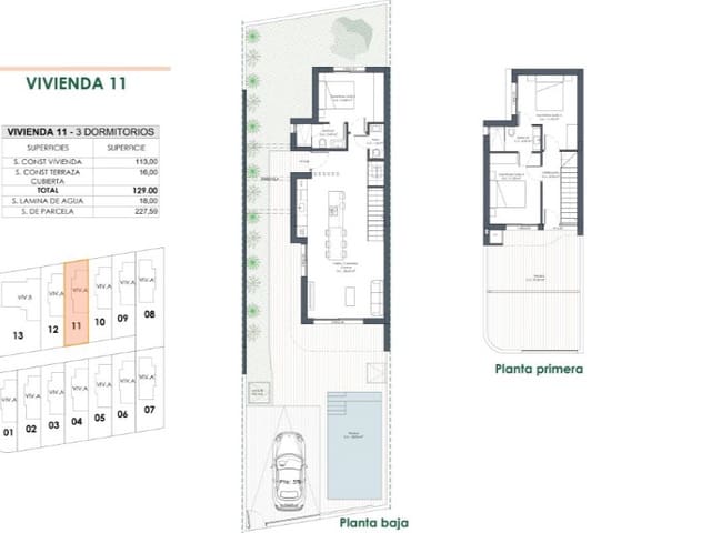 3 soveværelse Villa til salg i Los Montesinos med swimmingpool - € 445.000 (Ref: 9878714)
