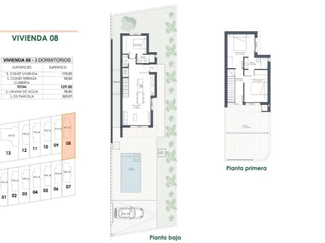 3 soveværelse Villa til salg i Los Montesinos med swimmingpool - € 445.000 (Ref: 9878714)
