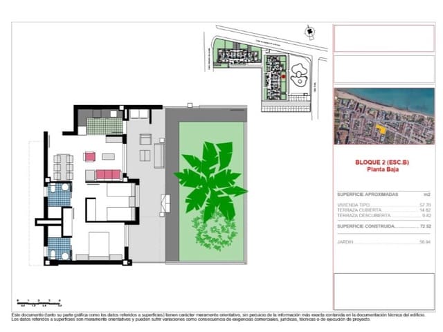3 chambre Appartement à vendre à Les Bassetes - El Marjal, Dénia avec piscine - 449 000 € (Ref: 9881840)