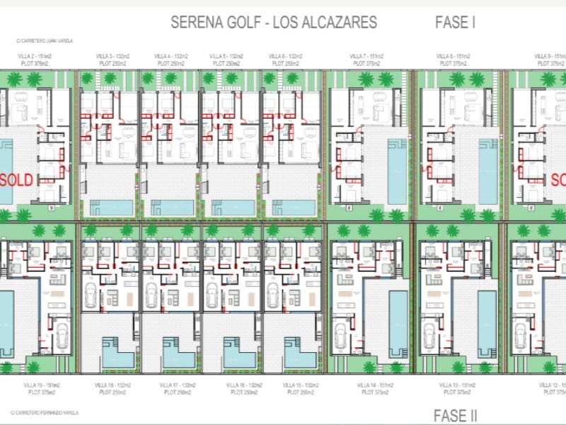 Pareado de 3 habitaciones en Los Alcázares en venta con piscina - 504.300 € (Ref: 9884695)