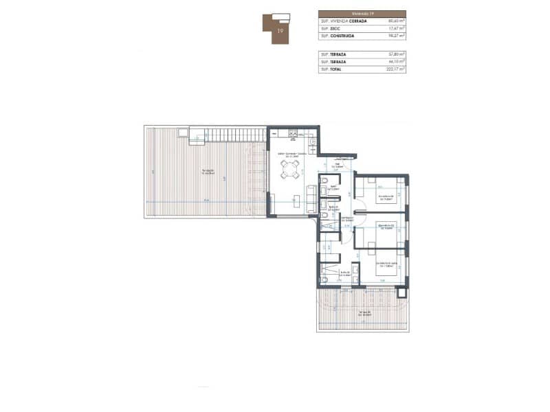 3 Zimmer Apartment zu verkaufen in Guardamar del Segura mit Pool Garage - 695.000 € (Ref: 9888015)