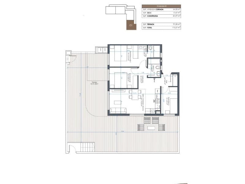 2 sovrum Lägenhet till salu i Guardamar del Segura med pool garage - 315 000 € (Ref: 9888019)