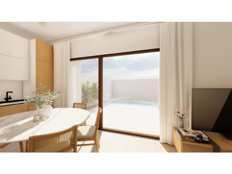 Pareado de 3 habitaciones en San Javier en venta con piscina - 299.900 € (Ref: 9888057)