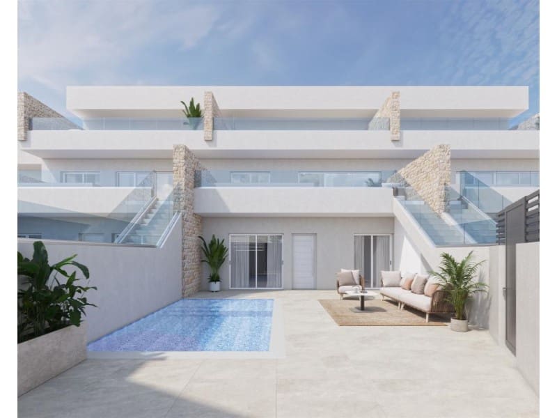 2 sovrum Bungalow till salu i Pilar de la Horadada med pool garage - 329 900 € (Ref: 9888960)