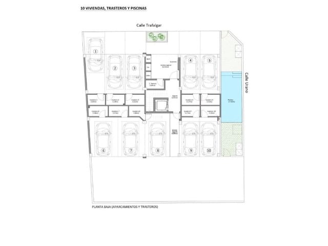 3 makuuhuone Huoneisto myytävänä paikassa Los Cuarteros, San Pedro del Pinatar mukana uima-altaan 
autotalli - 949 900 € (Ref: 9892262)