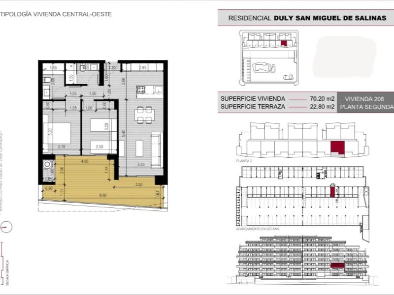 Apartamento de 2 habitaciones en San Miguel de Salinas en venta con piscina - 244.000 € (Ref: 9894411)