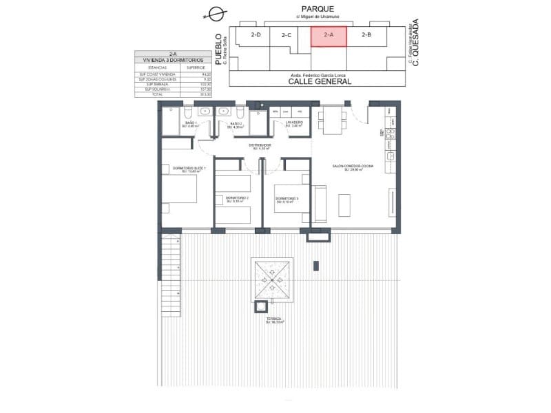 Apartamento de 2 habitaciones en Benijófar en venta - 441.000 € (Ref: 9894420)