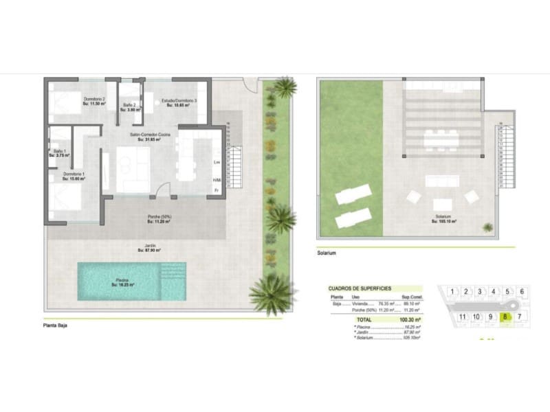 3 sypialnia Willa na sprzedaż w Alhama de Murcia z basenem - 369 900 € (Ref: 9899632)