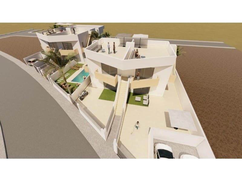 Pareado de 2 habitaciones en Puerto de Mazarron en venta con piscina - 249.900 € (Ref: 9900639)