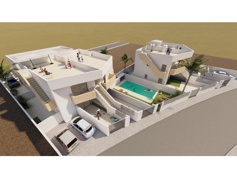 Pareado de 2 habitaciones en Puerto de Mazarron en venta con piscina - 249.900 € (Ref: 9900639)