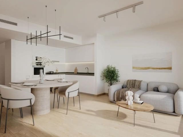 Apartamento de 2 habitaciones en Levante - Playa Fossa, Calpe / Calp en venta con piscina - 420.000 € (Ref: 9904563)