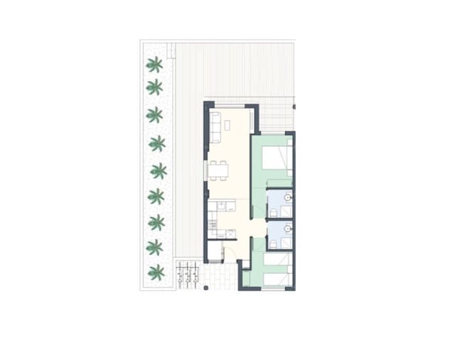 2 soveværelse Lejlighed til salg i Pilar de la Horadada ciudad, Pilar de la Horadada med swimmingpool garage - € 334.000 (Ref: 9904588)