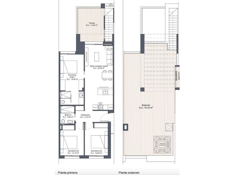 3 camera da letto Bungalow in vendita in Ciudad Quesada con piscina - 358.000 € (Rif: 9904606)