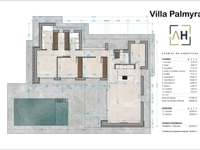 3 sypialnia Willa na sprzedaż w Elche / Elx z basenem - 507 000 € (Ref: 9904608)