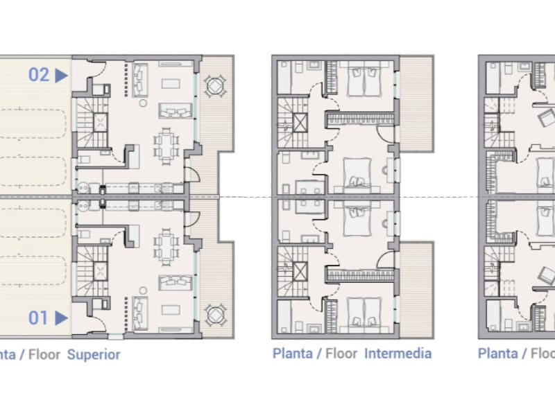 4 soveværelse Semi-Rækkehus til salg i La Nucia med swimmingpool - € 465.000 (Ref: 9904616)