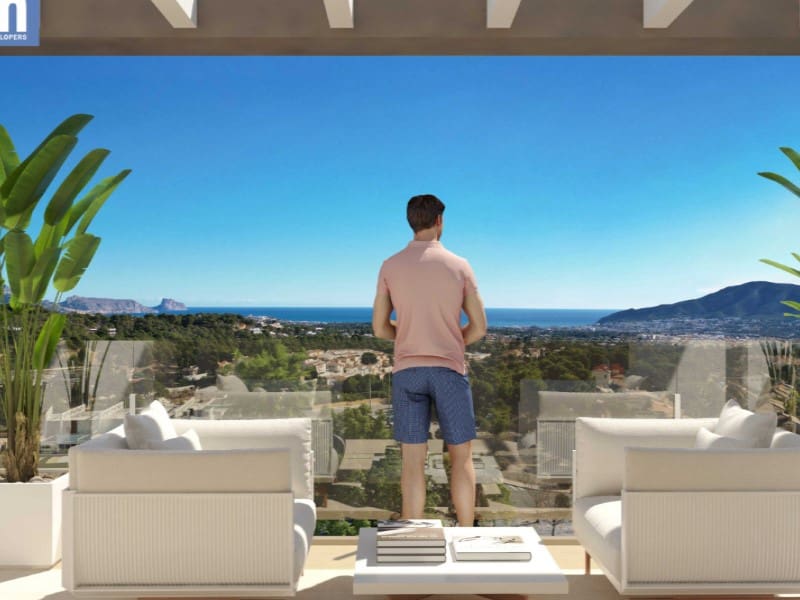 4 soveværelse Semi-Rækkehus til salg i La Nucia med swimmingpool - € 465.000 (Ref: 9904616)