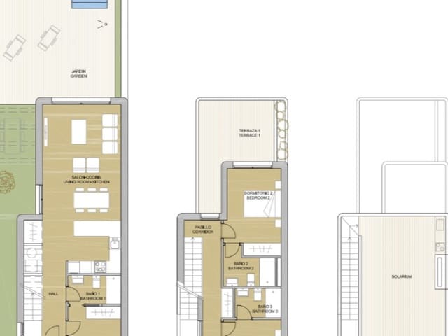 3 sypialnia Willa na sprzedaż w Pilar de la Horadada ciudad, Pilar de la Horadada z basenem - 539 900 € (Ref: 9904617)