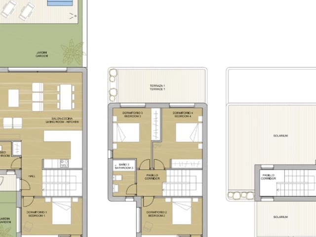 3 sypialnia Willa na sprzedaż w Pilar de la Horadada ciudad, Pilar de la Horadada z basenem - 539 900 € (Ref: 9904617)