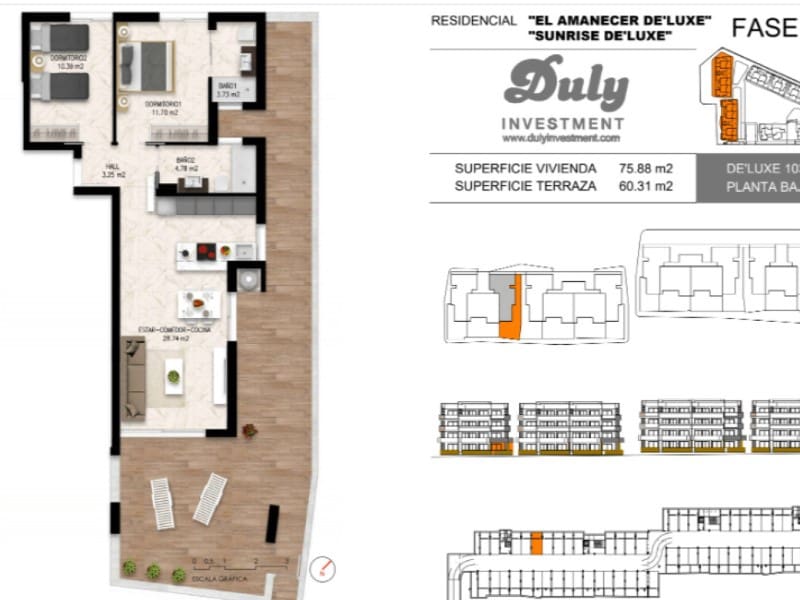 2 soveværelse Lejlighed til salg i Orihuela Costa med swimmingpool - € 575.000 (Ref: 9913067)